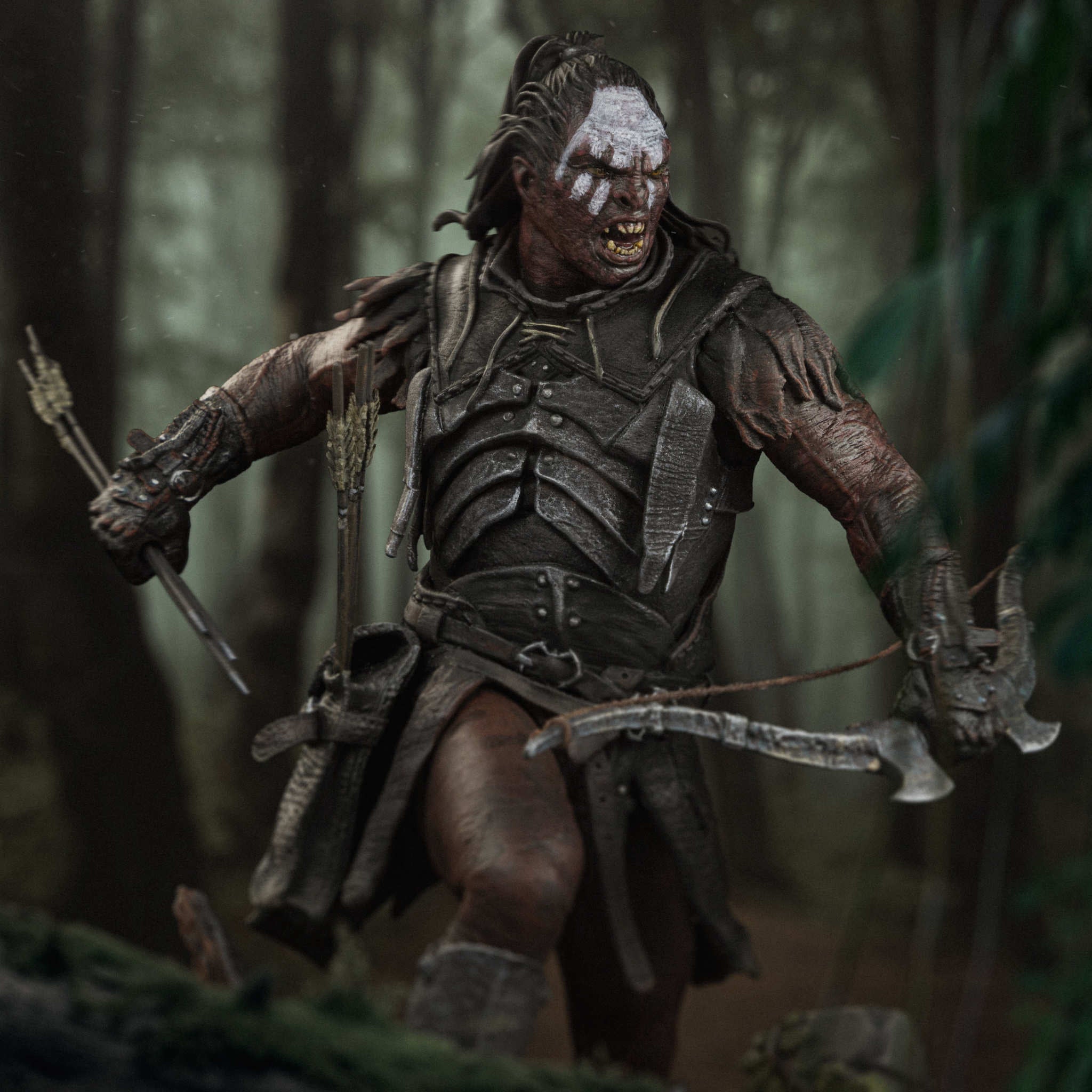 The Lord of the Rings Art Scale Statue 1/10 Lurtz, Uruk - Hai Leader 23 cm - Fans Geek Store