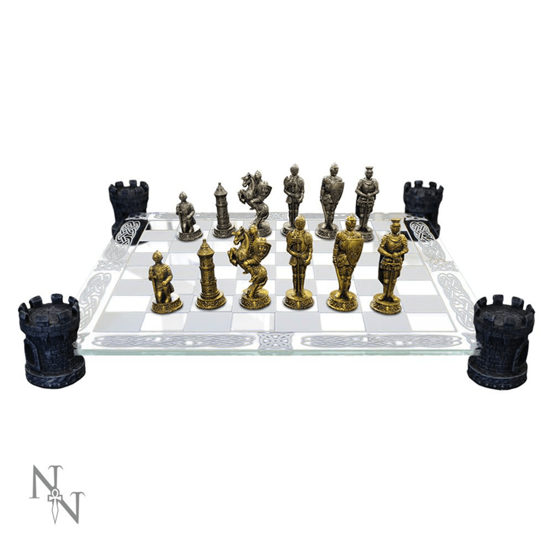Medieval Knight Chess Set 43cm - Fans Geek Store