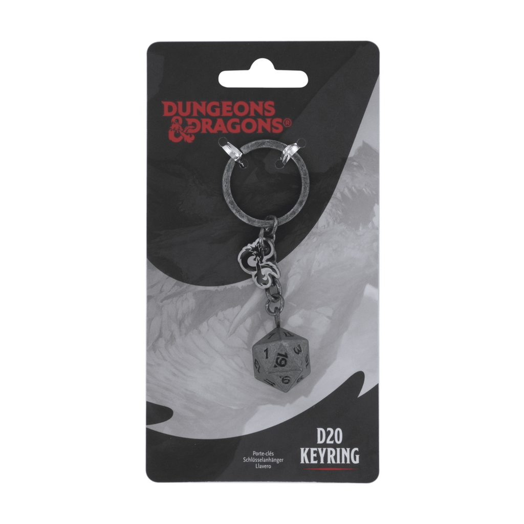 Dungeons & Dragons: Dice with 20 Faces Keyring - Fans Geek Store