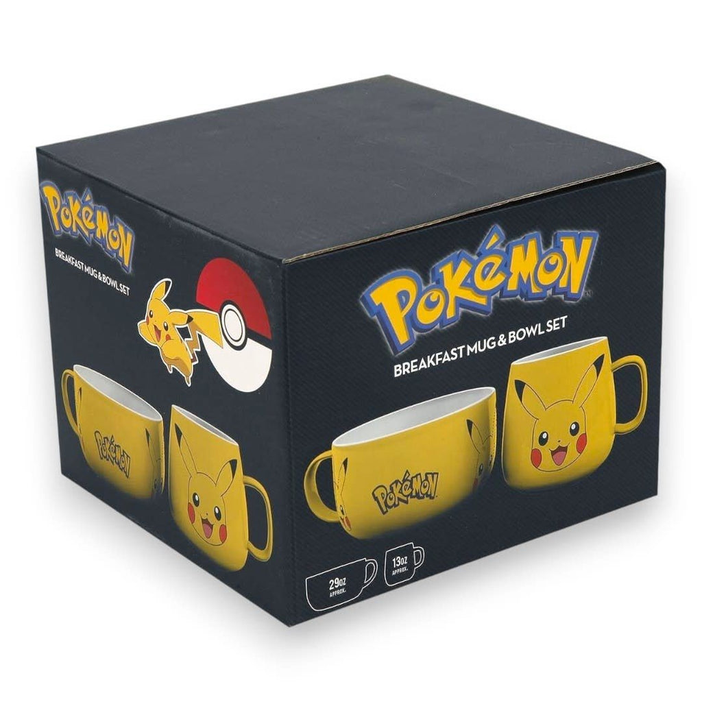 POKEMON - Breakfast Set Mug + Bowl - Pikachu - Fans Geek Store