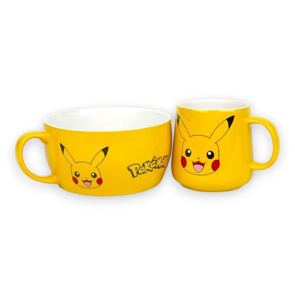 POKEMON - Breakfast Set Mug + Bowl - Pikachu - Fans Geek Store