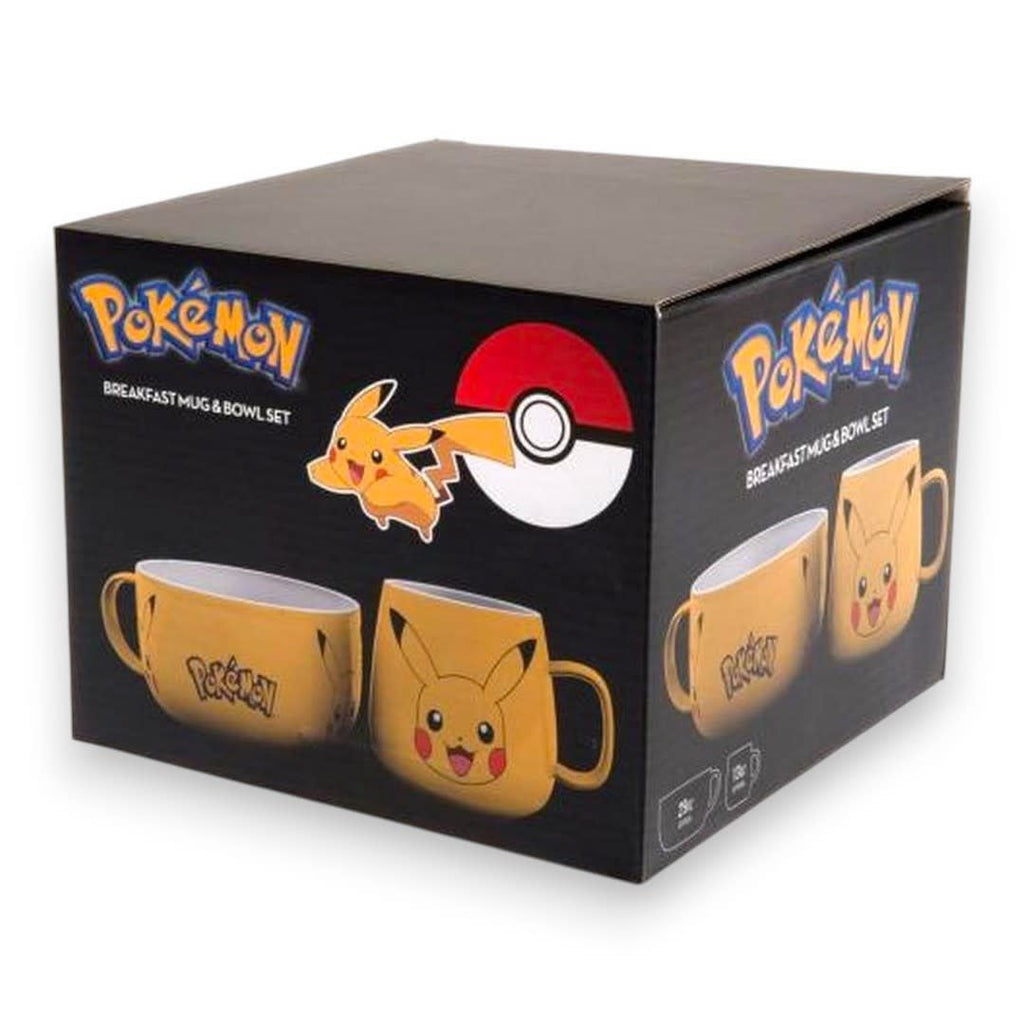POKEMON - Breakfast Set Mug + Bowl - Pikachu - Fans Geek Store