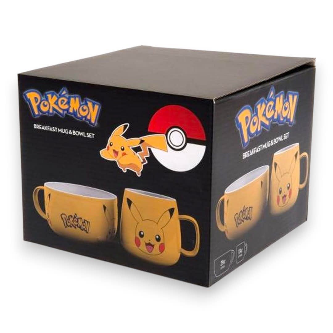 POKEMON - Breakfast Set Mug + Bowl - Pikachu - Fans Geek Store