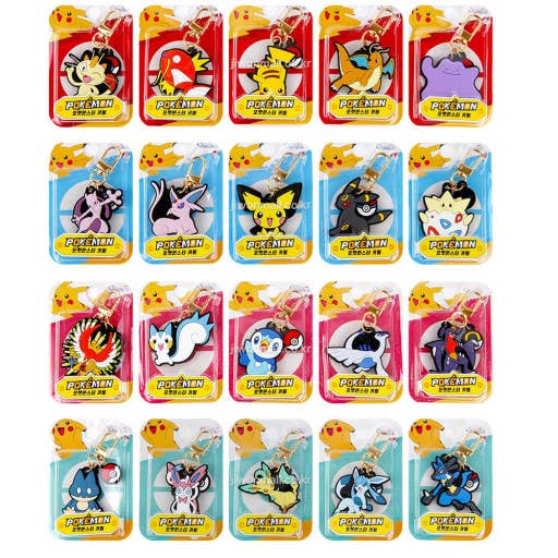 Pokémon Characters Sleutelhanger & Tashanger Charm Variety Pack
