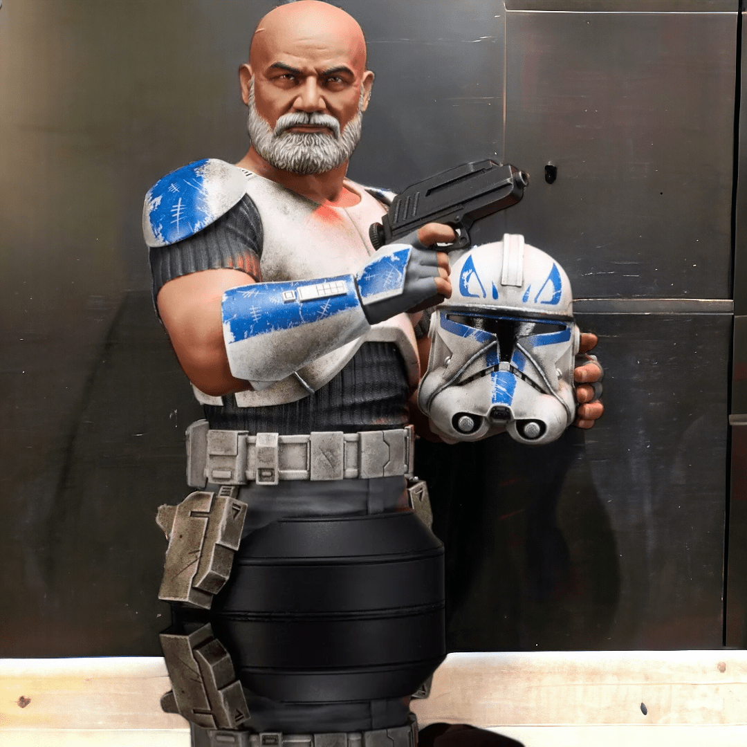 Star Wars: The Clone Wars - Deluxe Commander Rex 1:6 Scale Bust - Fans Geek Store
