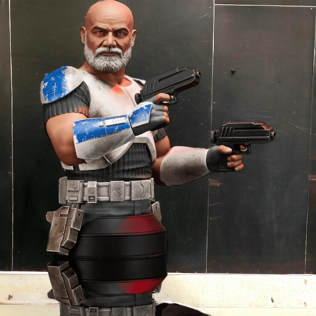 Star Wars: The Clone Wars - Deluxe Commander Rex 1:6 Scale Bust - Fans Geek Store