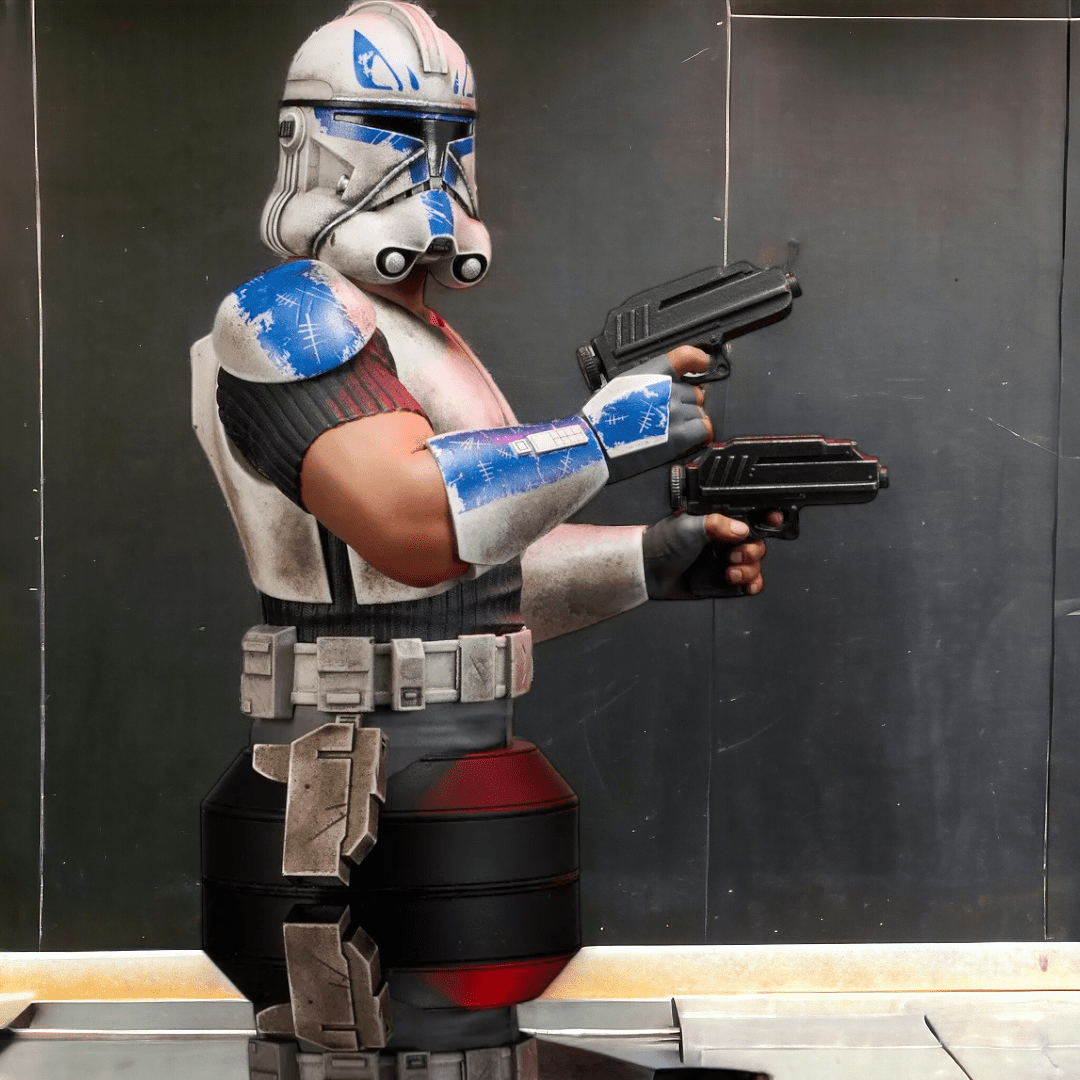 Star Wars: The Clone Wars - Deluxe Commander Rex 1:6 Scale Bust - Fans Geek Store