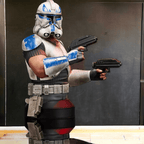 Star Wars: The Clone Wars - Deluxe Commander Rex 1:6 Scale Bust - Fans Geek Store