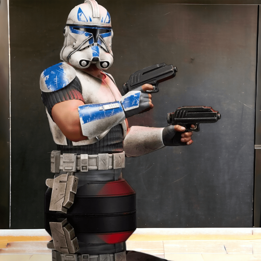 Star Wars: The Clone Wars - Deluxe Commander Rex 1:6 Scale Bust - Fans Geek Store