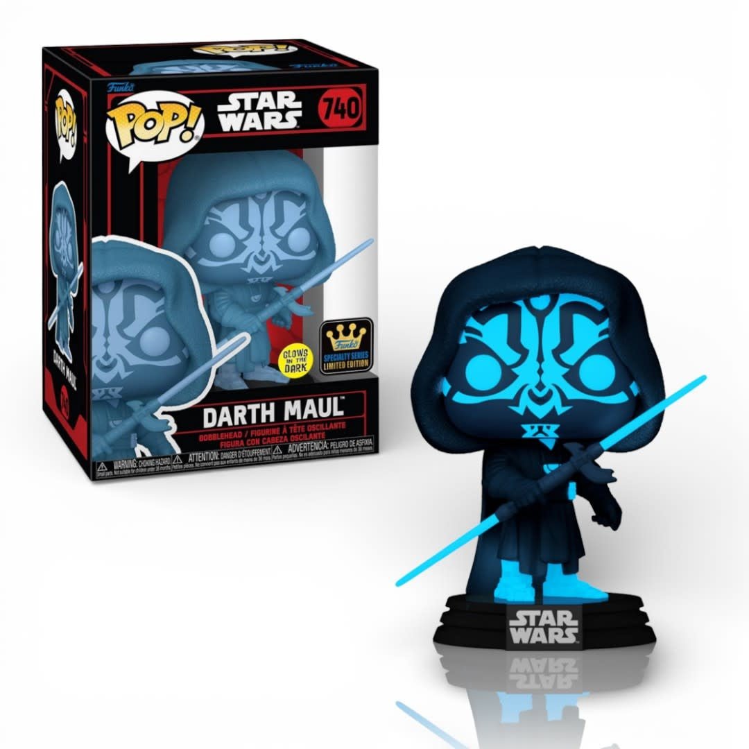 Funko POP! Darkside Darth Maul Holo Glow in the Dark 740 Star Wars Exclusive - Fans Geek Store