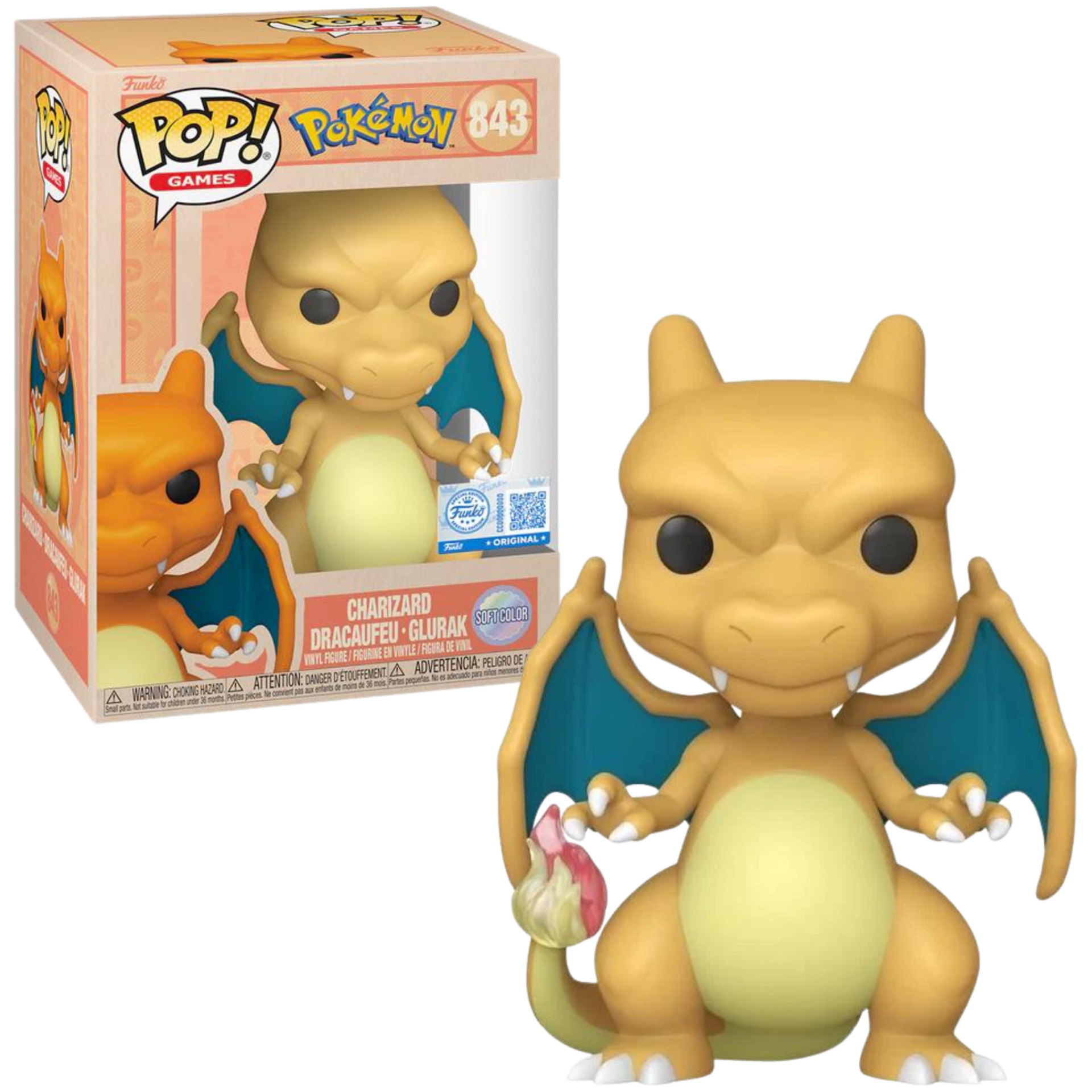 Funko POP! Pokémon 843 Charizard Soft Color Exclusief