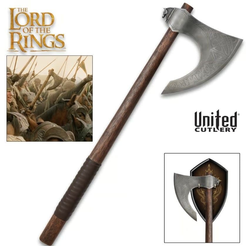 LOTR Replica 1/1 War Axe Rohan 85 cm Replicas: 1/1 Lord of the Rings - Fans Geek Store