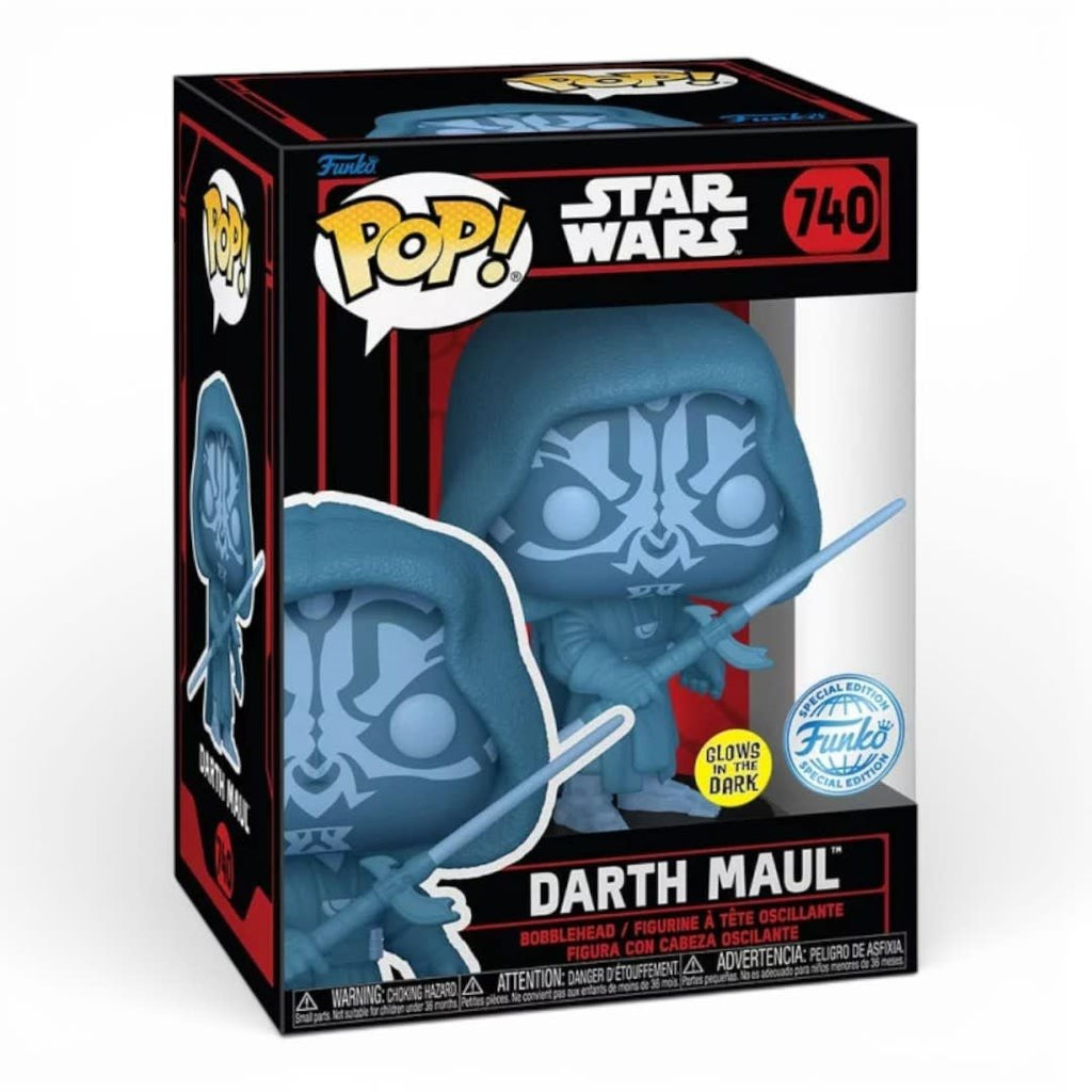 Funko POP! Darkside Darth Maul Holo Glow in the Dark 740 Star Wars Exclusive - Fans Geek Store