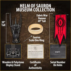 Lord of the Rings Museum Collection Replica 1/1 War Helm of Sauron 76 cm - Fans Geek Store