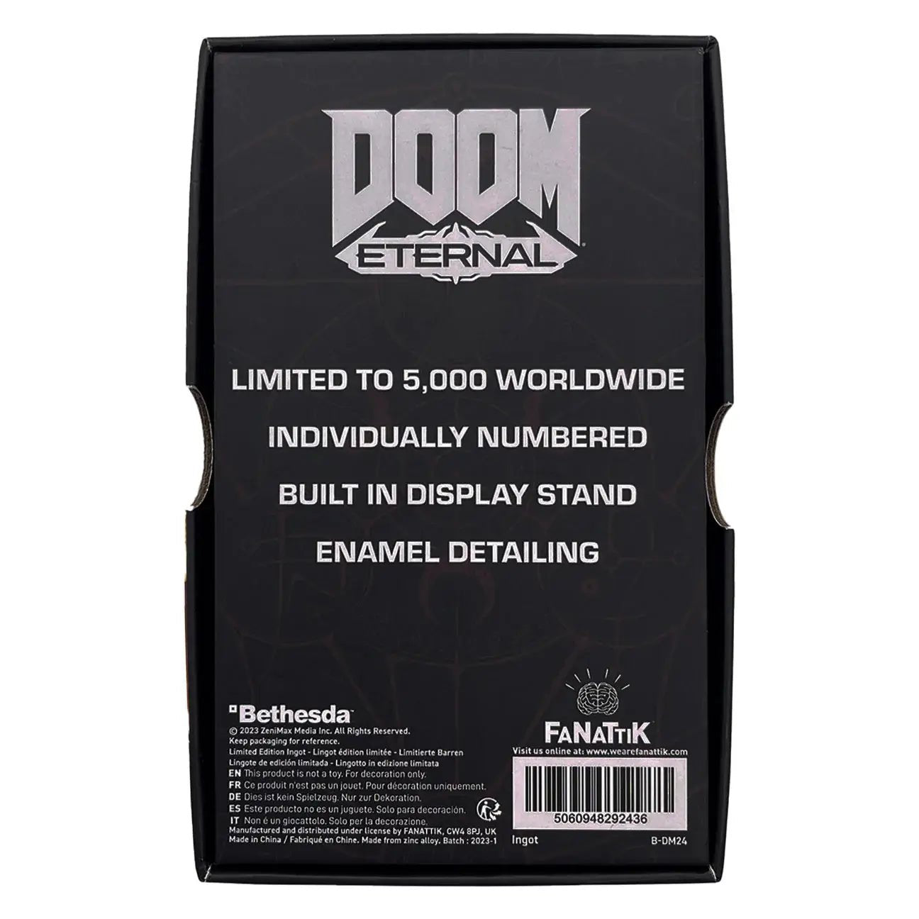DOOM: Limited Edition Crucible Sword Stained Glass Window Ingot - Fans Geek Store