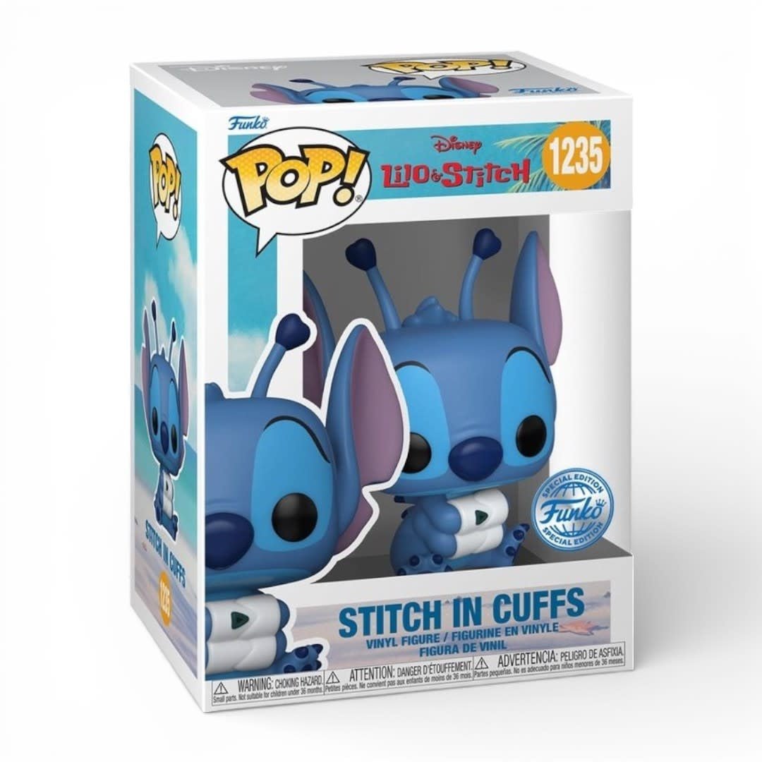 Funko POP! Disney Stitch in Cuffs 1235 Lilo & Stitch Exclusive - Fans Geek Store