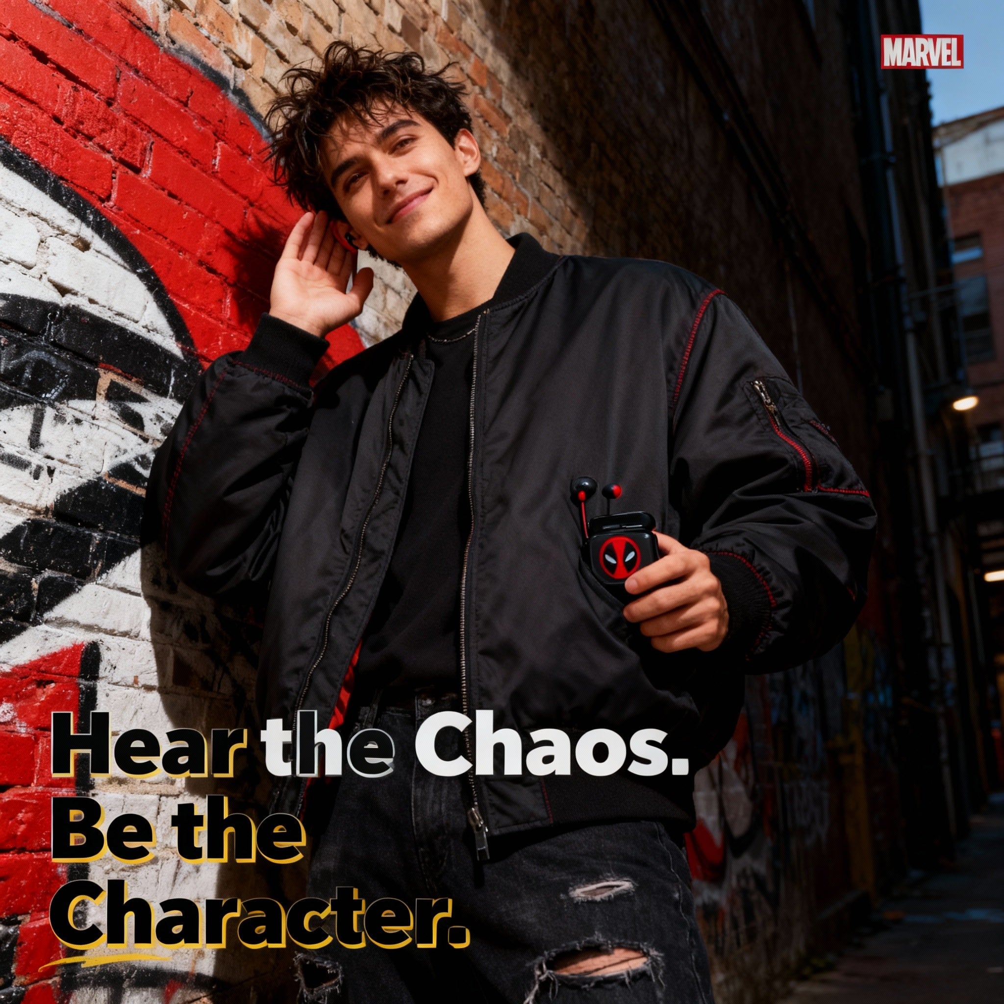 Marvel Wireless Headphones TWS Buds Deadpool - Fans Geek Store