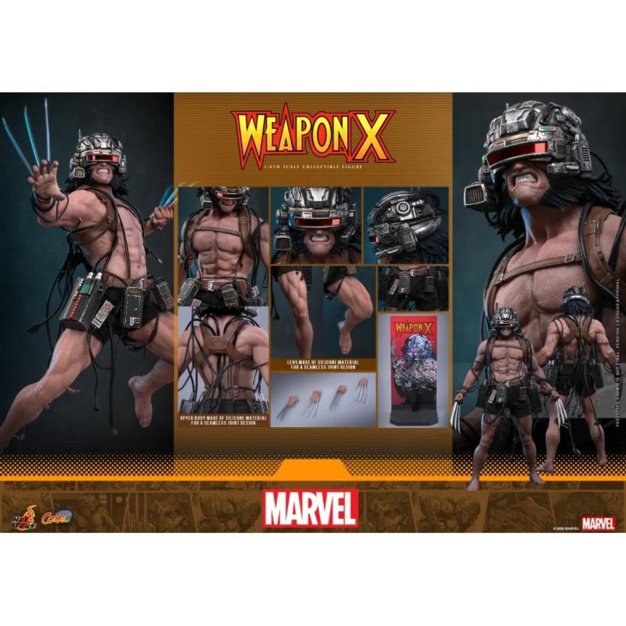 Hot Toys Marvel Comics Weapon X 1/6 Actiefiguur 31 cm