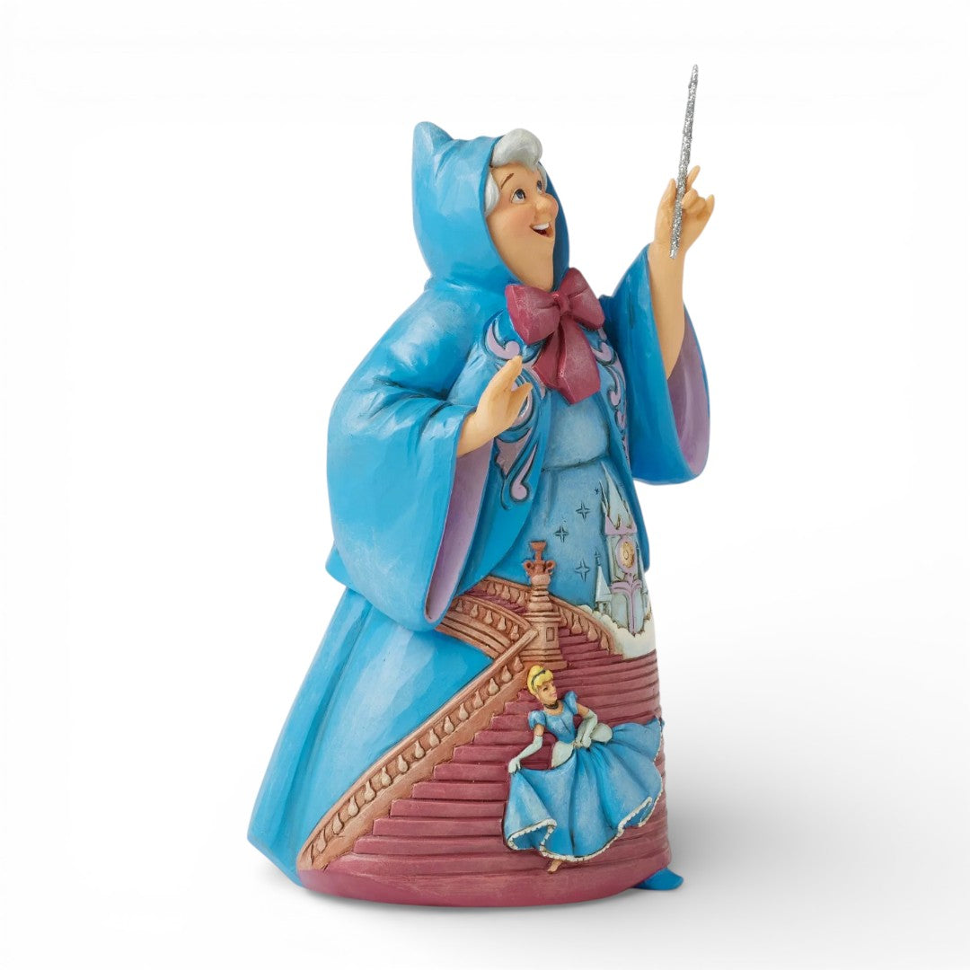 Jim Shore Disney Traditions - Cinderella Peetmoeder Beeldje 16cm