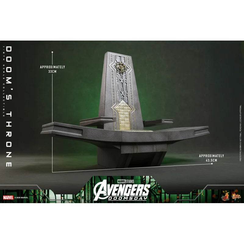 Hot Toys ACS016 Avengers: Doomsday Doom's Throne 1/6 Accessoire 33 cm