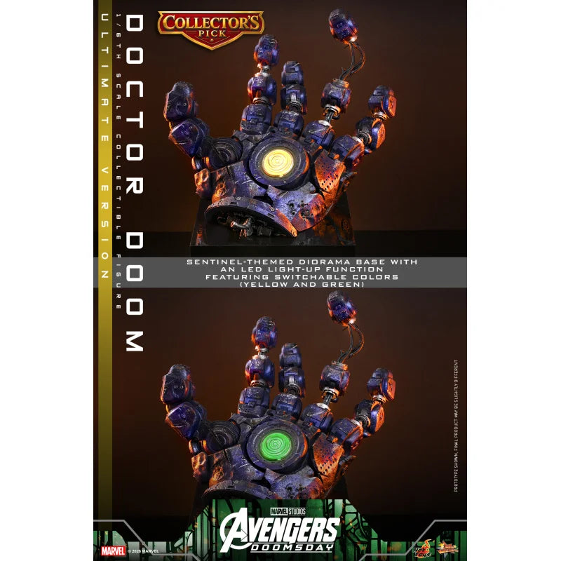 Hot Toys MMS907 Avengers: Doomsday Doctor Doom Ultimate Version 1/6 Actiefiguur 31 cm