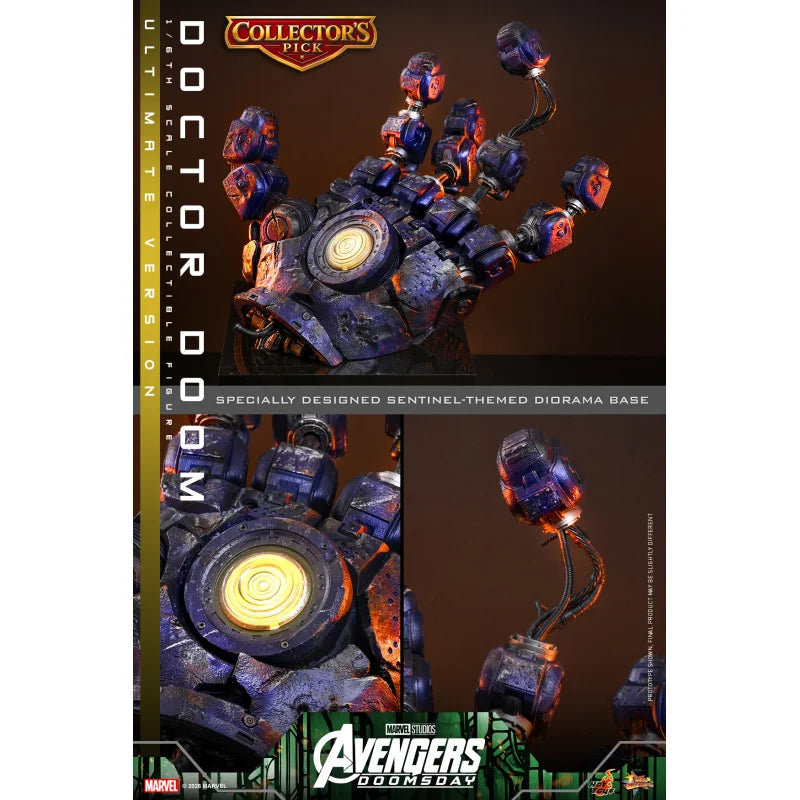 Hot Toys MMS907 Avengers: Doomsday Doctor Doom Ultimate Version 1/6 Actiefiguur 31 cm