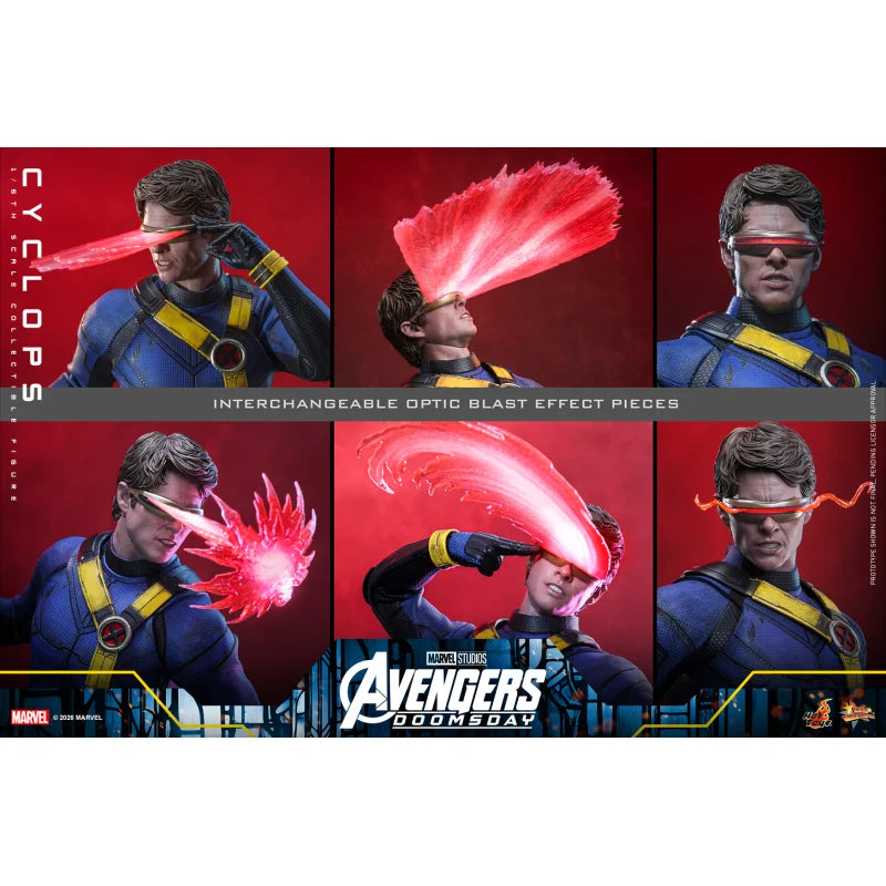 Hot Toys MMS908 Avengers: Doomsday Cyclops 1/6 Actiefiguur 31 cm