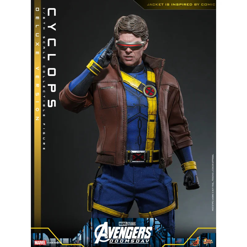 Hot Toys MMS909 Avengers: Doomsday Cyclops Deluxe Version 1/6 Actiefiguur 31 cm