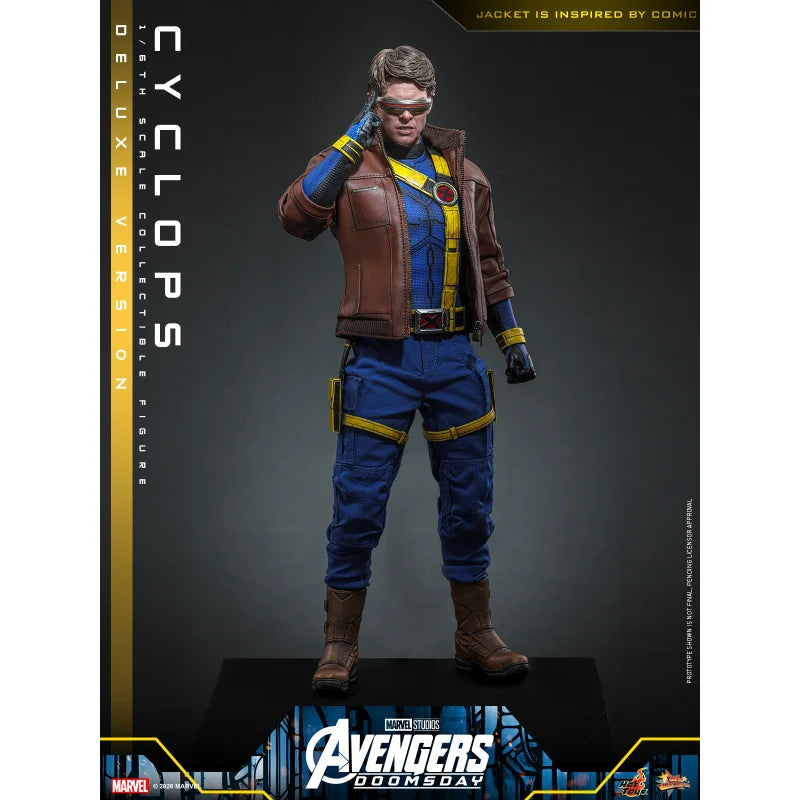 Hot Toys MMS909 Avengers: Doomsday Cyclops Deluxe Version 1/6 Actiefiguur 31 cm