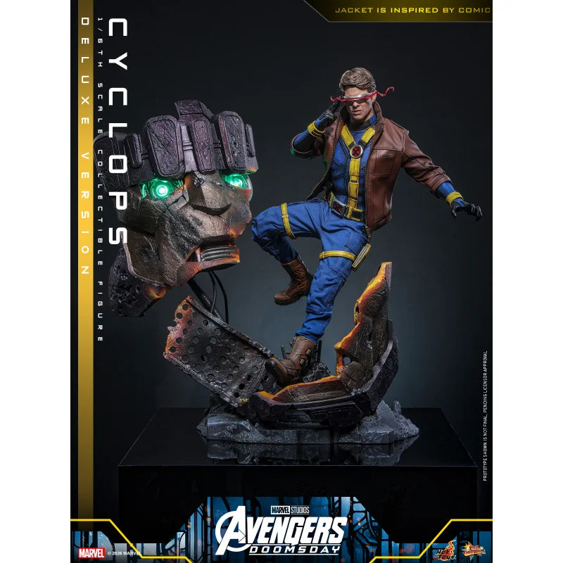 Hot Toys MMS909 Avengers: Doomsday Cyclops Deluxe Version 1/6 Actiefiguur 31 cm