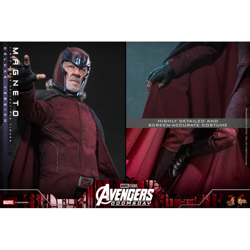 Hot Toys MMS913 Avengers: Doomsday Magneto Deluxe Version 1/6 Actiefiguur 30 cm