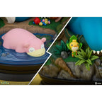 Sideshow Pokémon Diorama Ronflex 33 cm Verzamelstandbeeld