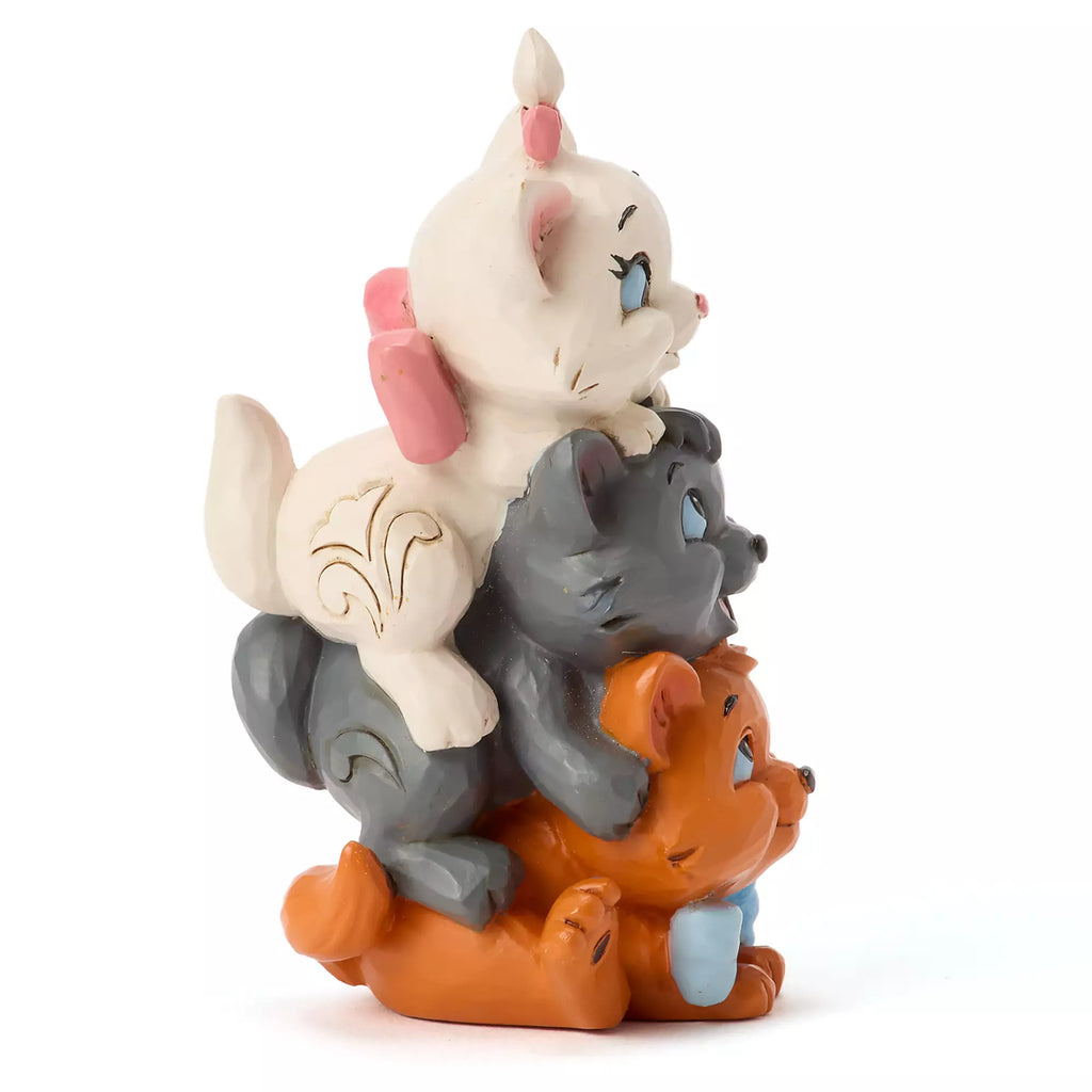 Mini beeldje Aristocats gestapeld Disney Traditions van Jim Shore