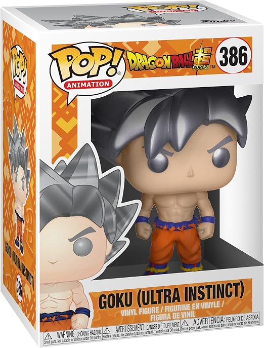Dragon Ball Super Goku Ultra Instinct Pop! Vinyl Figuur 9 cm