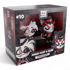 Hazbin Hotel Vinyl Figures Angel Dust & Husk Monitor Buddiez - Fans Geek Store