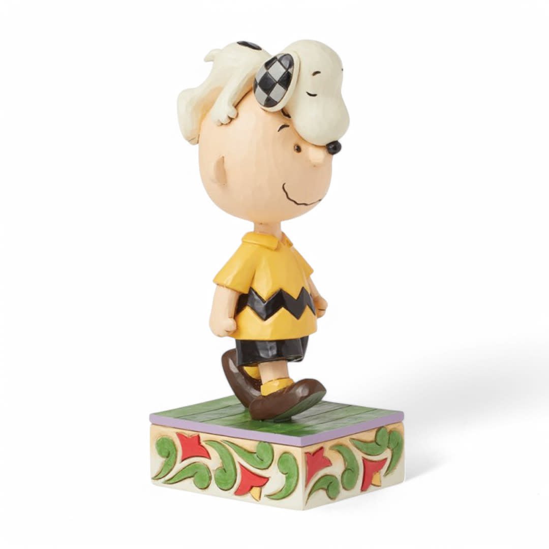 Head Honcho (Snoopy on Charlie Brown's Head Figurine) - Fans Geek Store