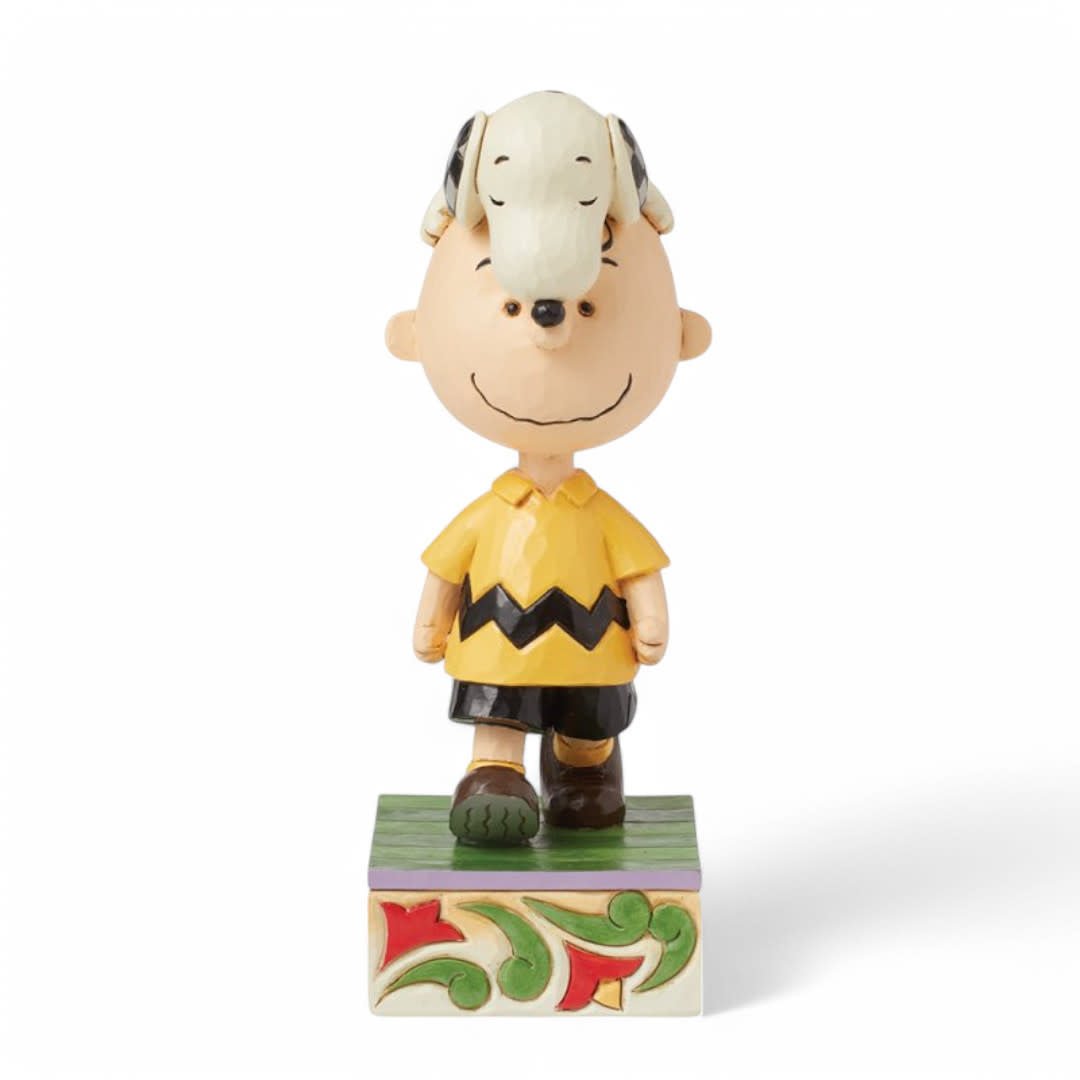 Head Honcho (Snoopy on Charlie Brown's Head Figurine) - Fans Geek Store