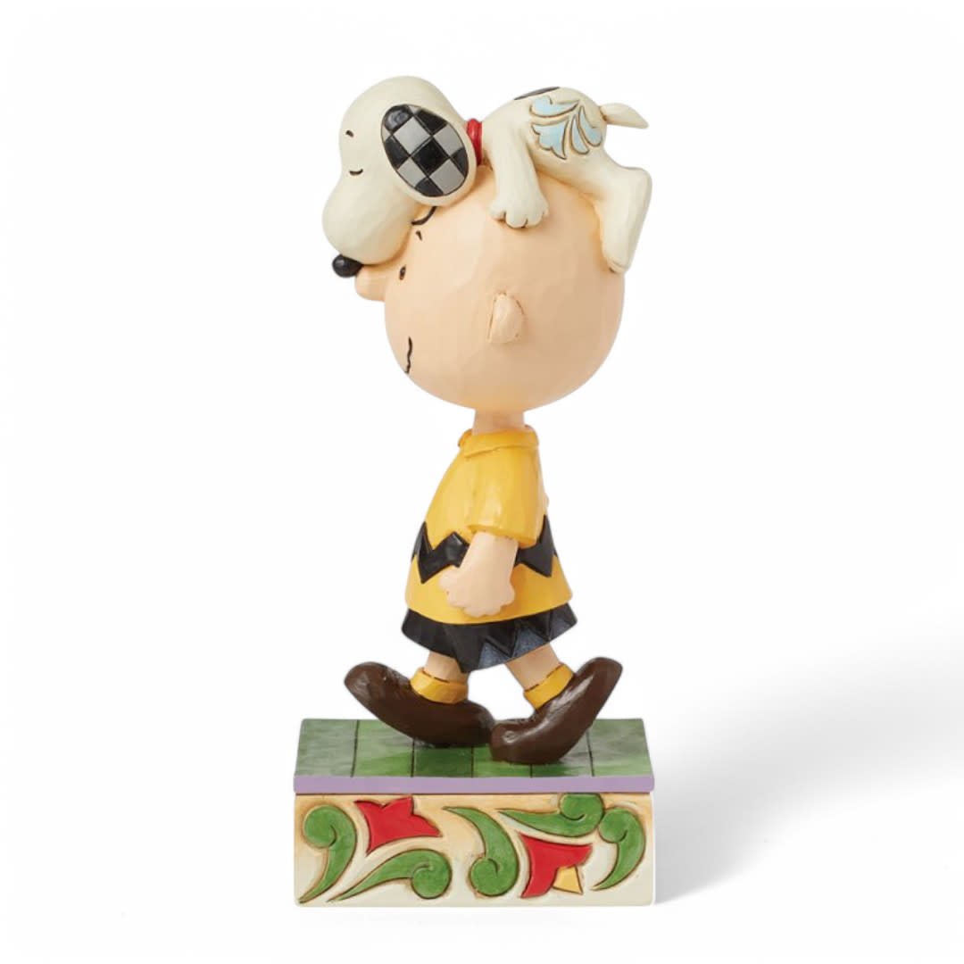 Head Honcho (Snoopy on Charlie Brown's Head Figurine) - Fans Geek Store