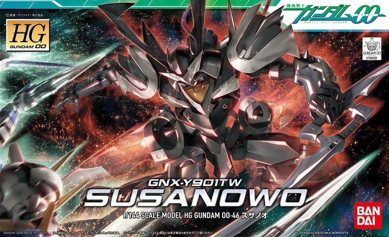 Bandai Hobby Gundam HG 1/144 46 Susanowo Figuur 13 cm