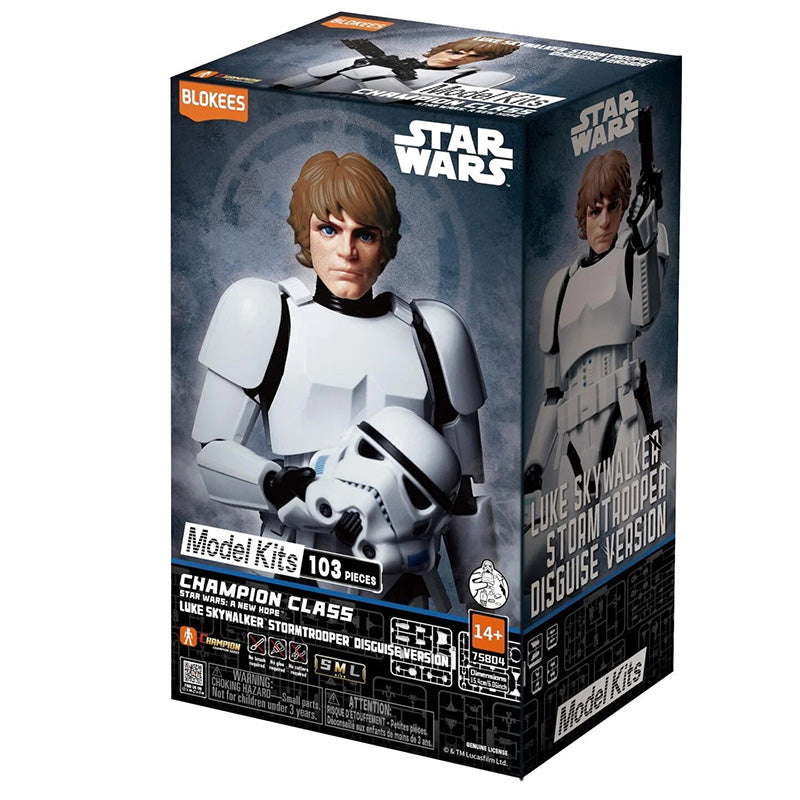 Blokees Star Wars Champion Class 04 Luke Skywalker Stormtrooper Disguise Figuur 16 cm