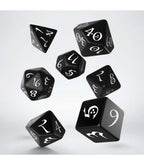 Classic RPG Dobbelsteenset Zwart & Wit - 7 Stuks