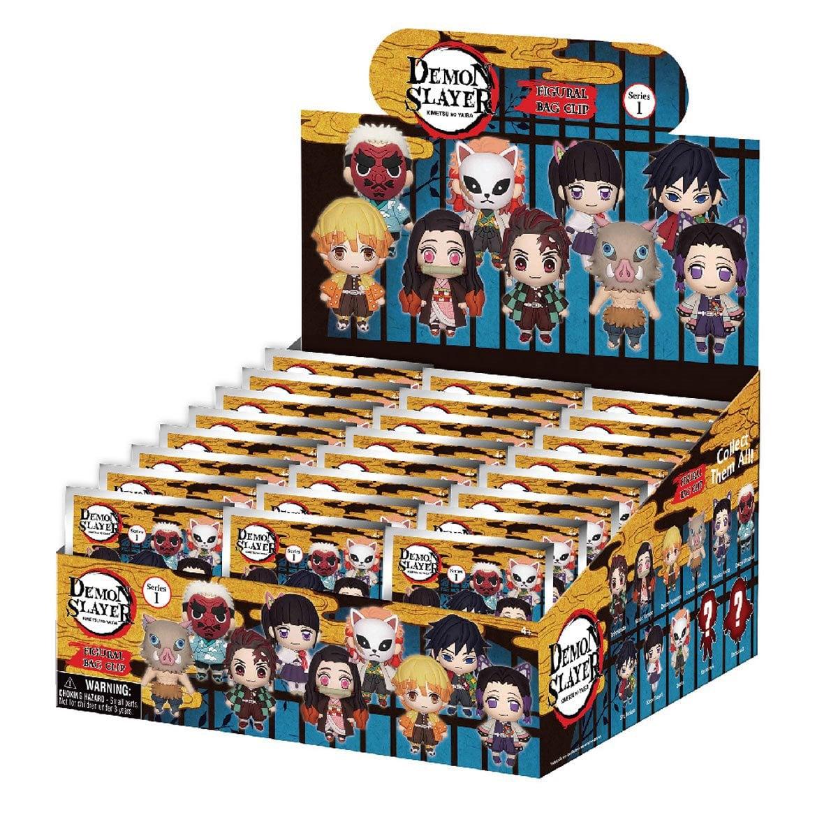 Demon Slayer Kimetsu no Yaiba – 3D PVC Bag Clips Serie 5 | Display 24 Blind Bags