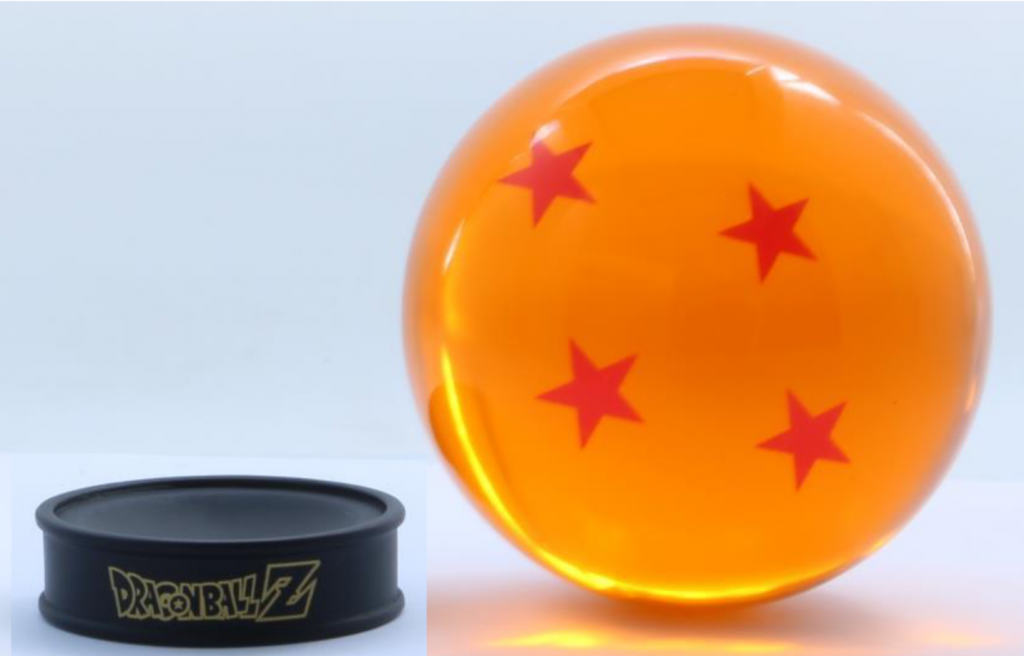 Dragon Ball Kristallen Bol 4-Sterren ABYstyle Acryl 7.5cm