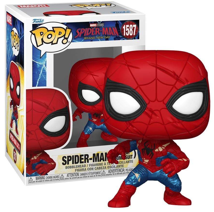 Spider-Man: Brand New Day – No Way Home Suit POP! Vinyl Figuur 9cm