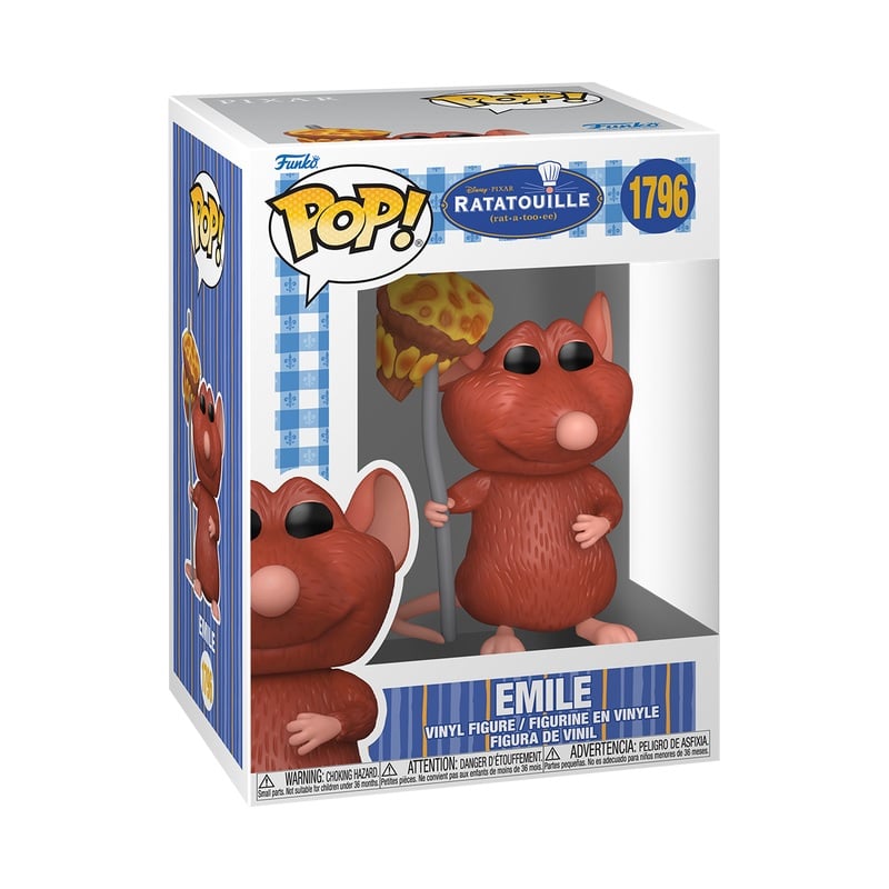 Ratatouille Figuur Emile with Mushroom Funko POP! Disney Vinyl 10.2cm