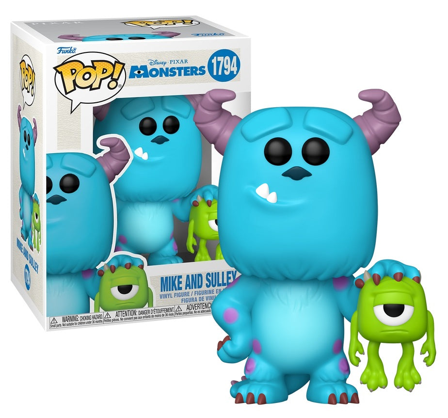 Monsters Inc. Figuur Mike with Sully Funko POP! Disney Vinyl 12.2cm