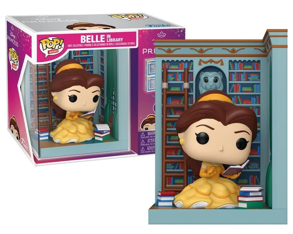 A Bela e o Monstro Funko Pop! Nook Disney Bela na Biblioteca 9 cm
