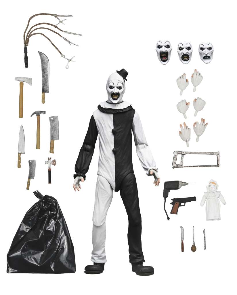 Neca Terrifier Art the Clown Ultimate Figuur 17 cm