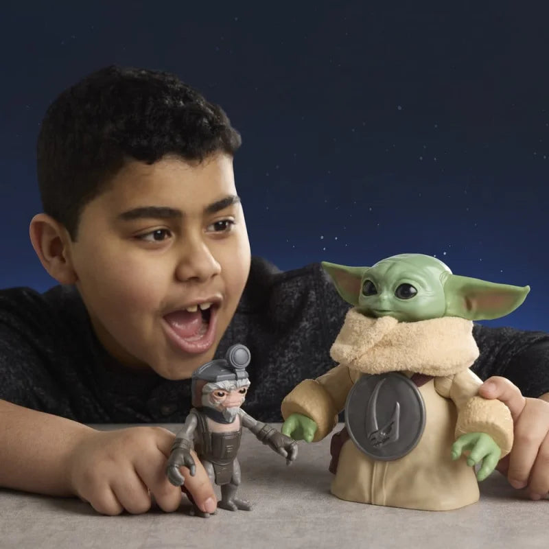 Hasbro Star Wars Grogu en Anzellan Figuur 17 cm