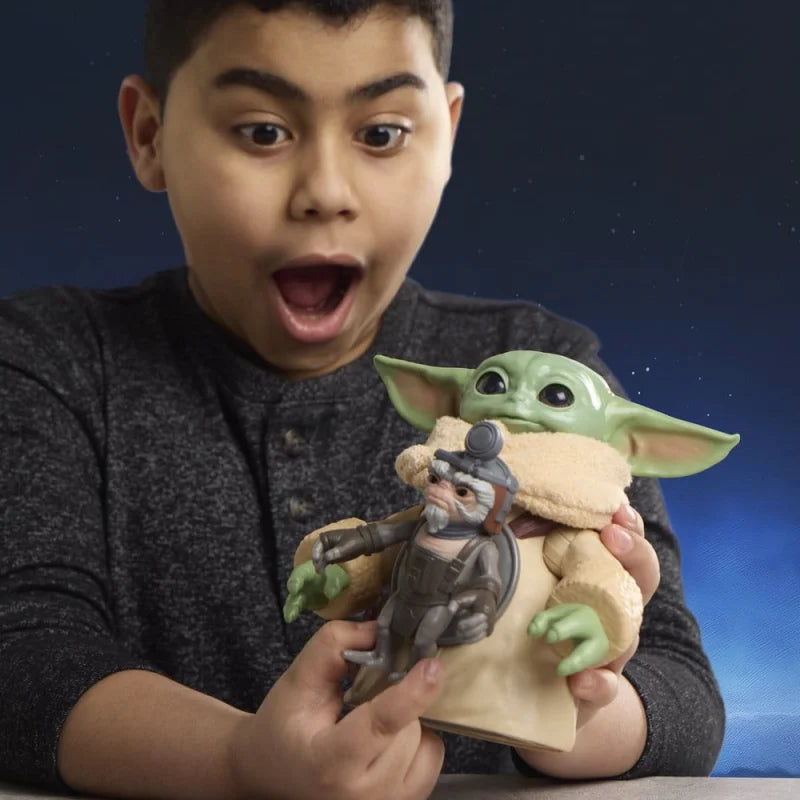 Hasbro Star Wars Grogu en Anzellan Figuur 17 cm